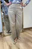 Charlie B Wide Leg Pants Sesame