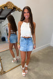 Ocean Drive Denim Skort