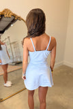Maggie Mineral Wash Cami Mini Dress Blue