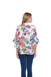 Multiples Front Tie Blouse Multi