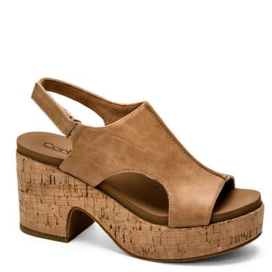Corkys Miss Carley Caramel Wedge