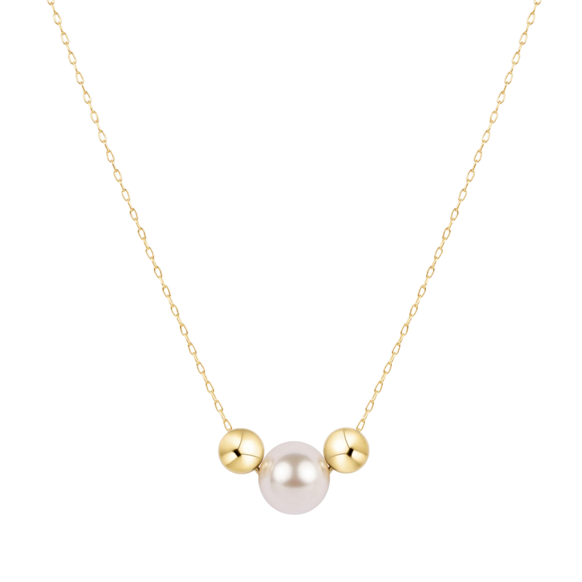 E Newton 16" Necklace Gold Purpose Pearl
