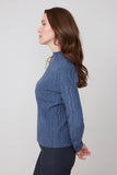 Renuar Mock Neck Sweater Oxford