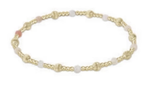 E Newton Dignity Sincerity Pattern 4mm Bead Bracelet Pink Opal
