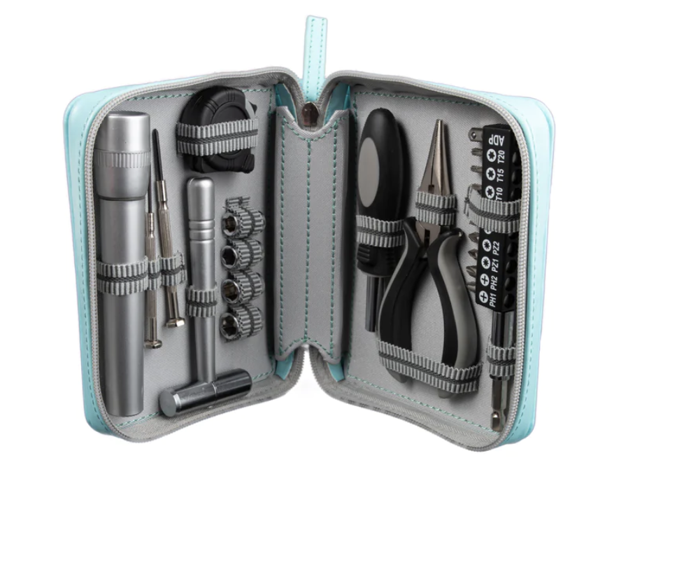 22 PC Fix It Kit Sky Blue