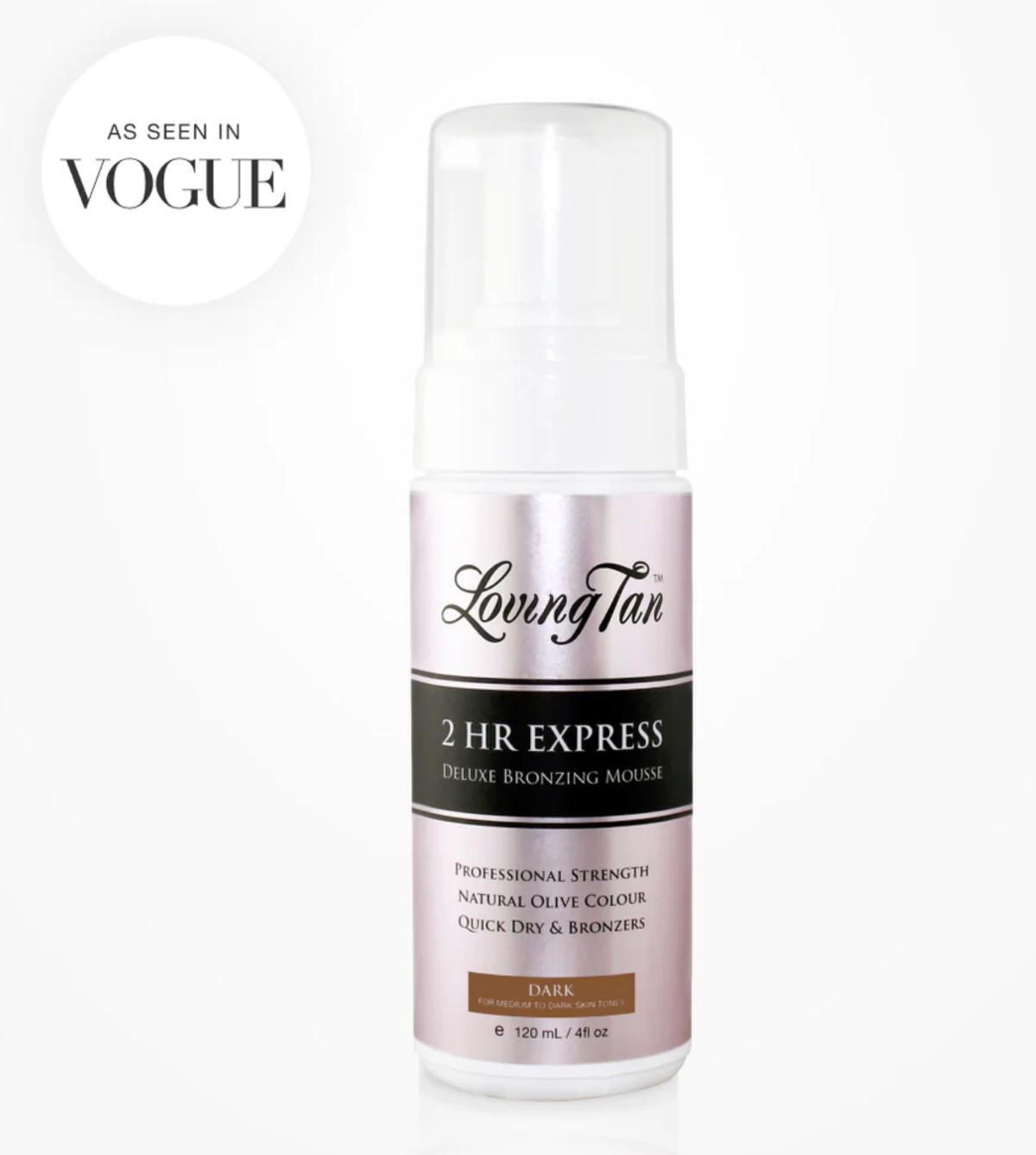 Loving Tan 2 HR Express Mousse Dark 120 ML
