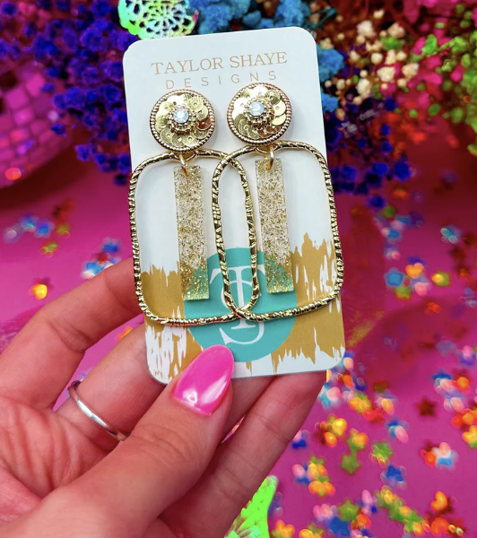 Taylor Shaye Audrey Hoops Gold