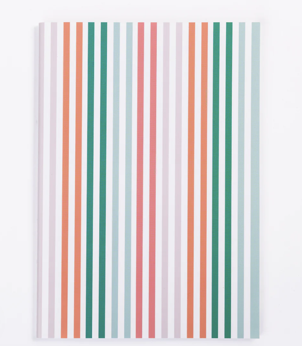 Mary Square So Darling Medium Notebook Cabana Stripe