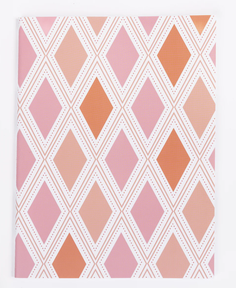 Mary Square So Darling Large Notebook Diamond Pink