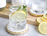 Mary Square Hammered Cocktail Glass