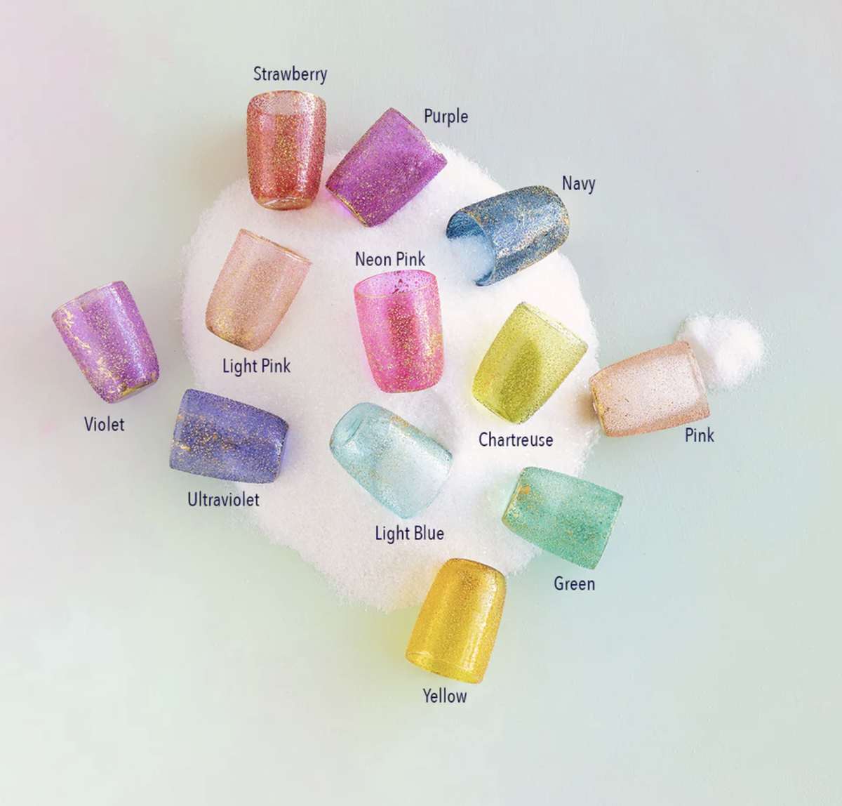 Glitterville Rainbow Sparkle Votive Large