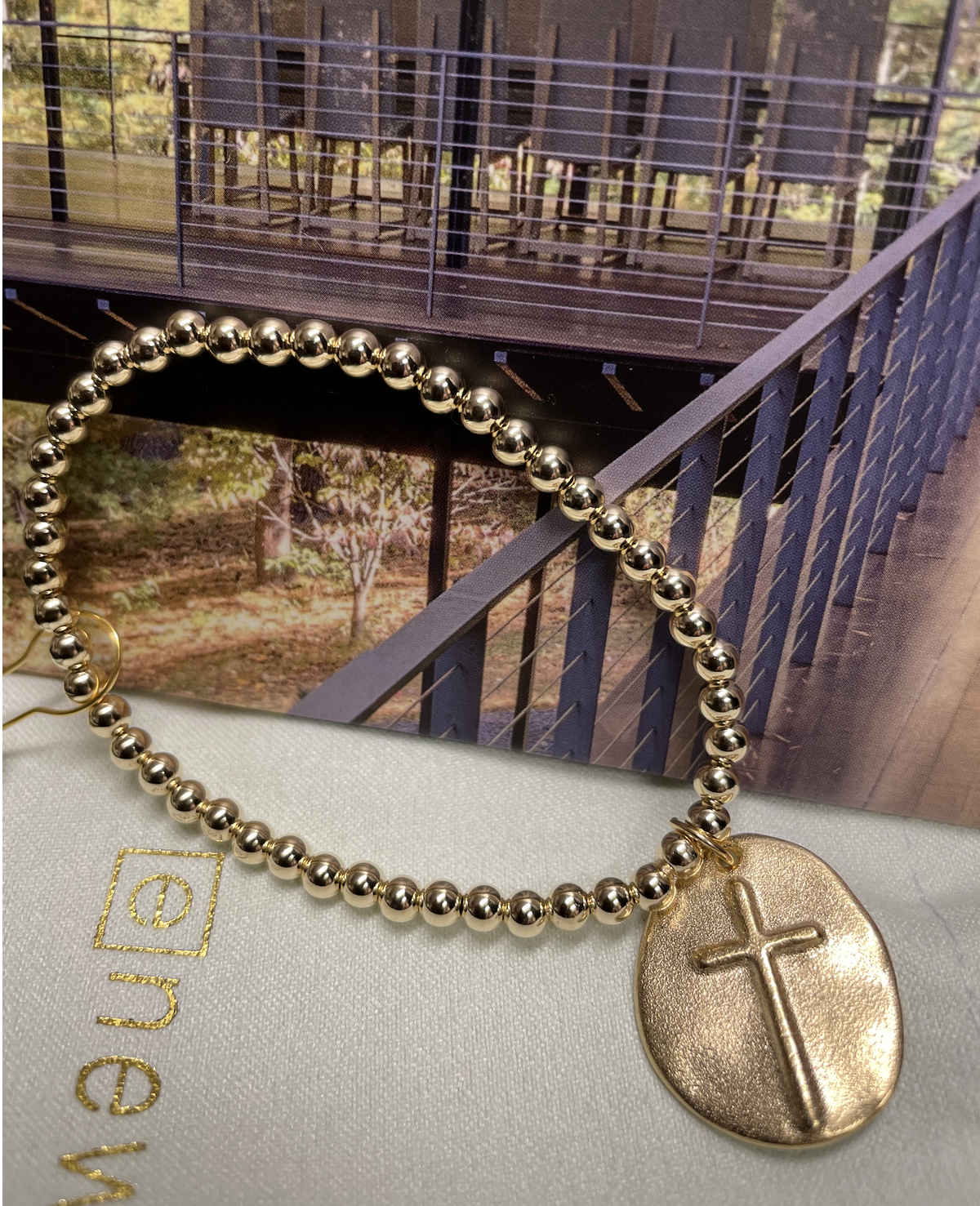 E Newton Extends Classic Gold 4mm Inspire Charm Bracelet
