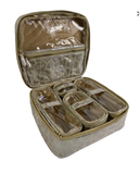 PurseN Mini Diva Makeup Case Glimmer Leopard