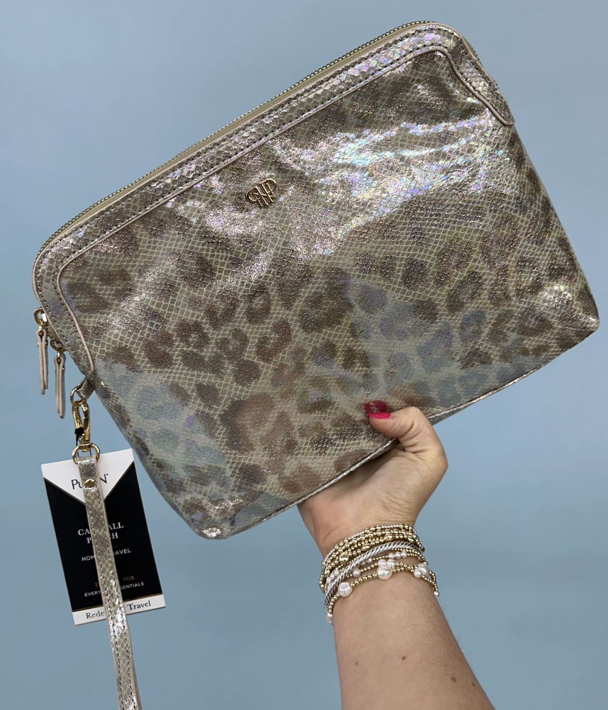 PurseN Carryall Pouch - Glimmer Leopard