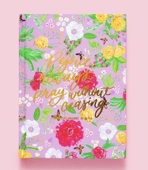 Notebook - Floral Rejoice Always