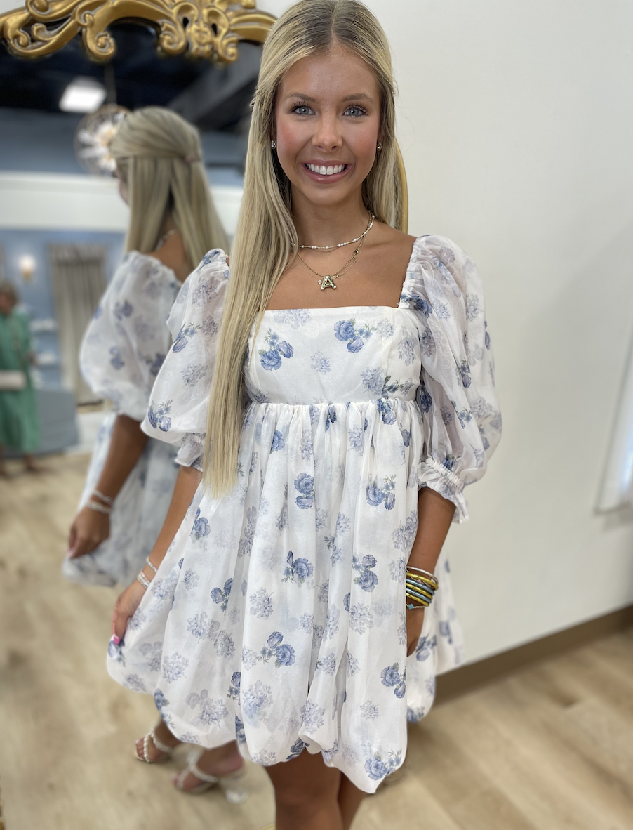 Tularosa Mini Dress Periwinkle
