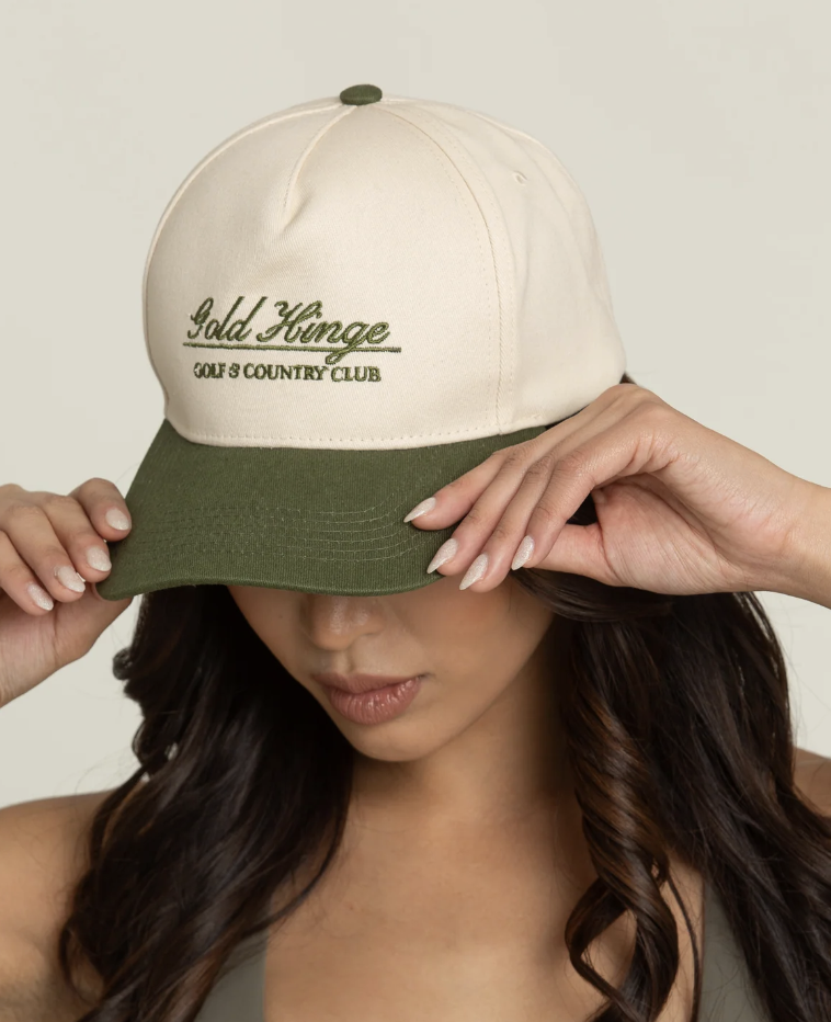 Gold Hinge Country Club Cap Green
