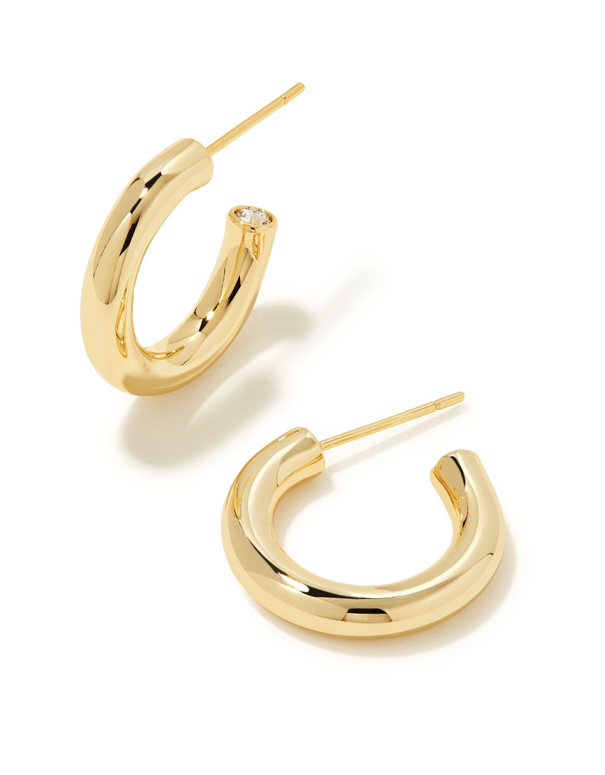 Kendra Scott Colette Huggie Earrings Gold