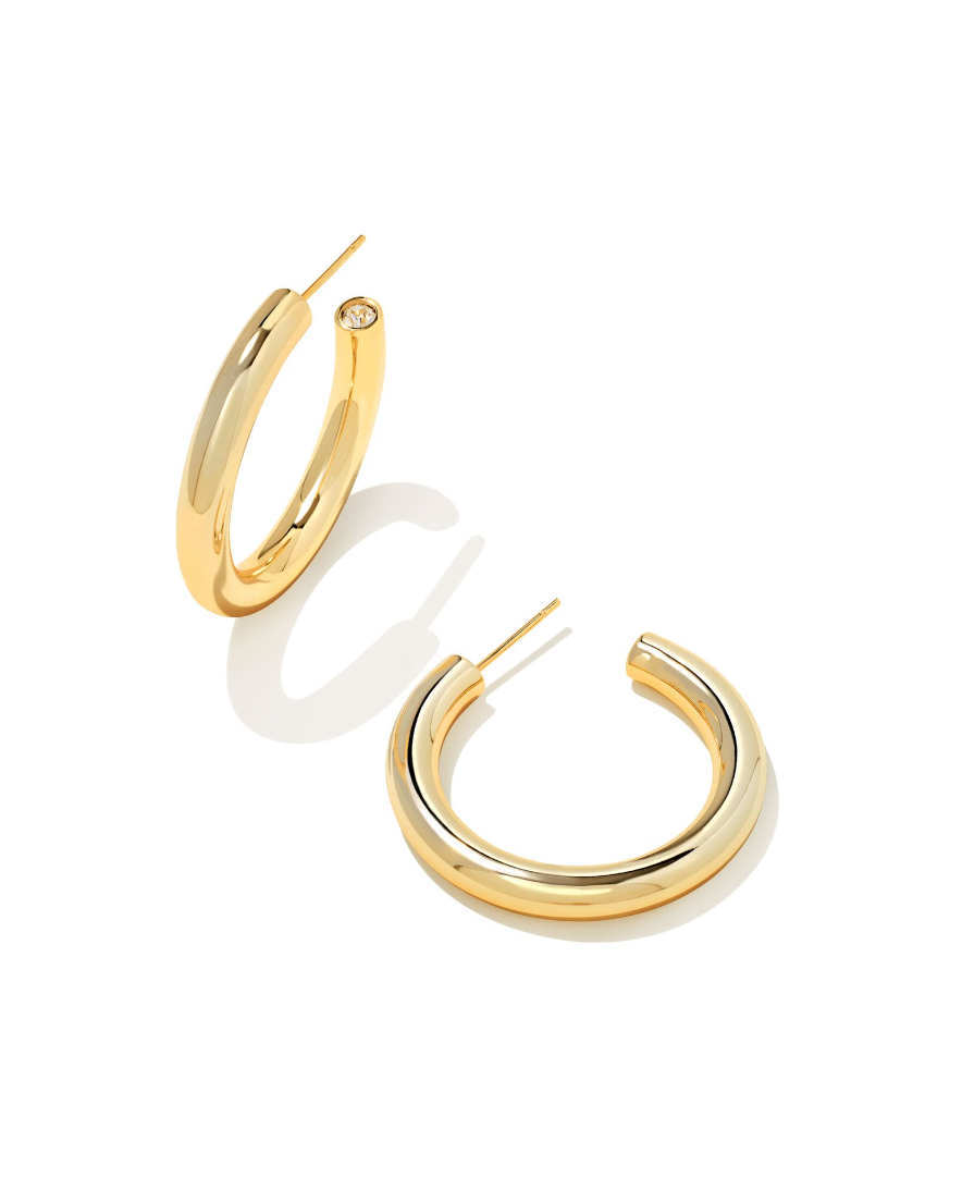 Kendra Scott Colette Hoop Earrings Gold