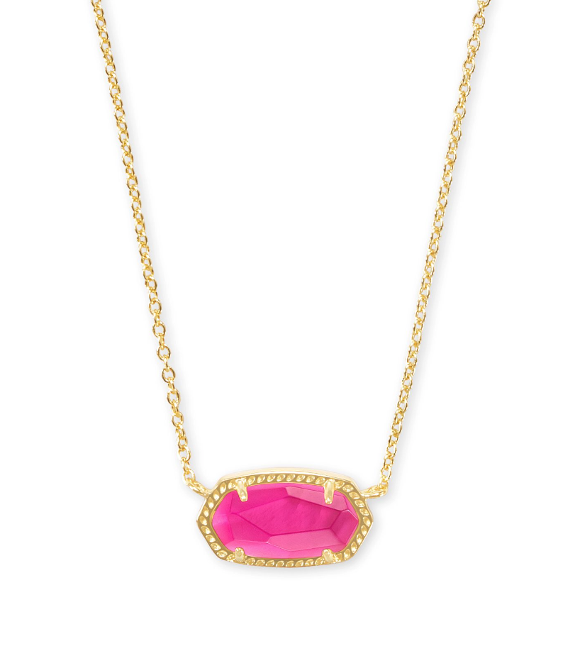 Kendra Scott Elisa Gold Pendant Necklace Azalea Illusion