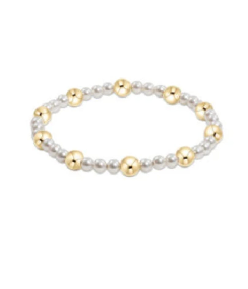 E Newton Pearl Sincerity 6mm Gold