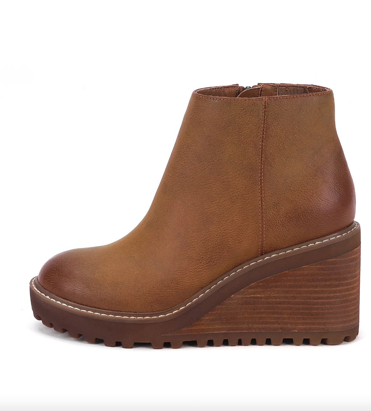 Yellowbox Alexis Wedge Ankle Boot Tan