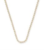 Kendra Scott Emery Gold Tennis Necklace White Crystal