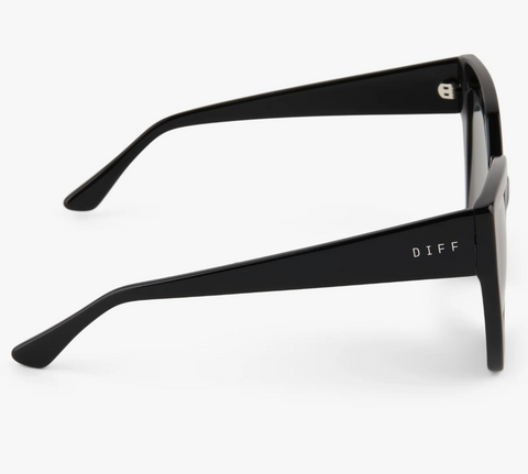 Diff Sunglasses Blaire Black & Grey Polarized