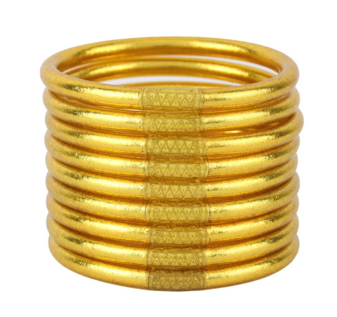 BuDhaGirl Gold Serenity Prayer Bracelet