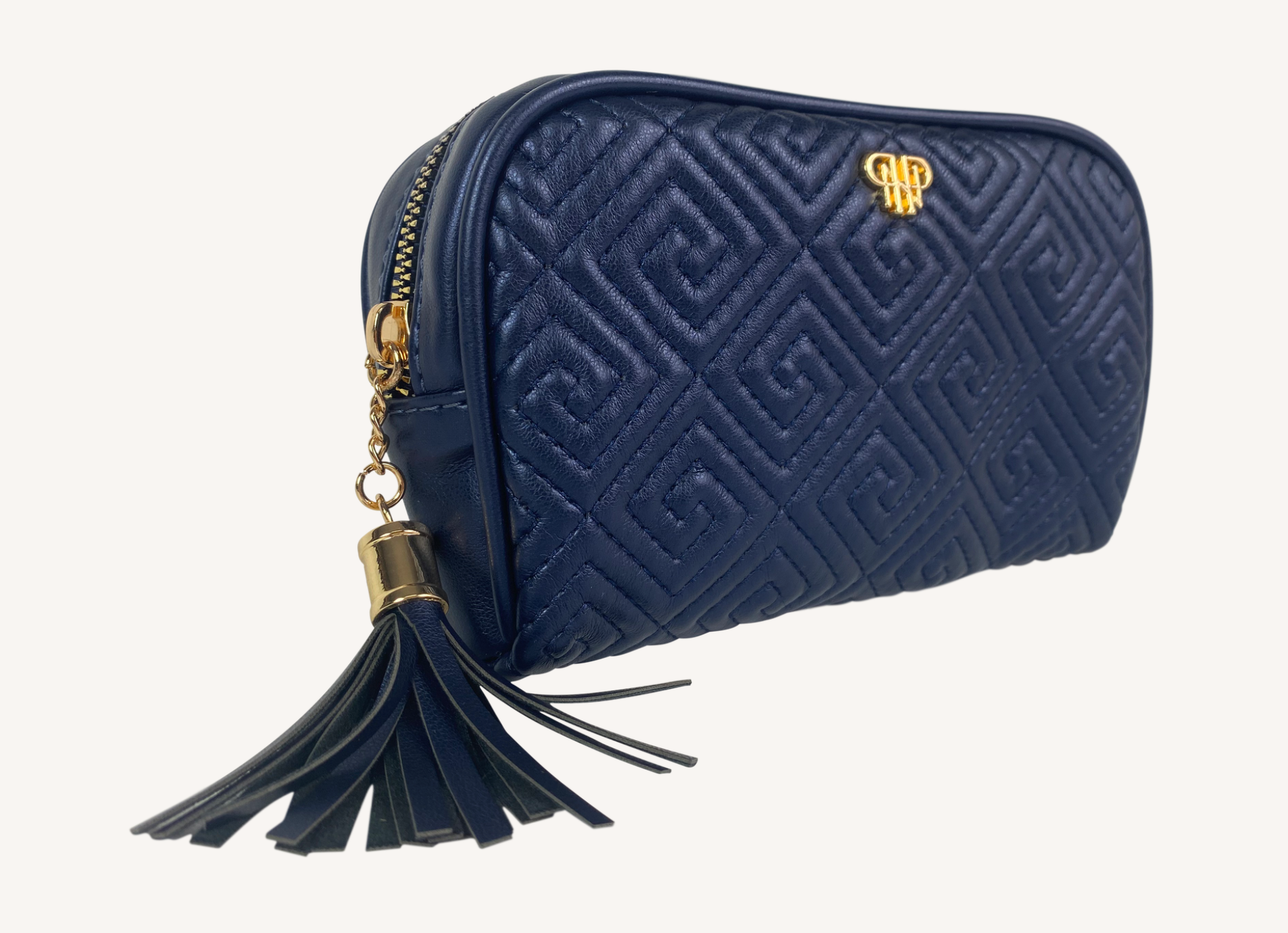 PurseN Small Makeup Case Greek Navy