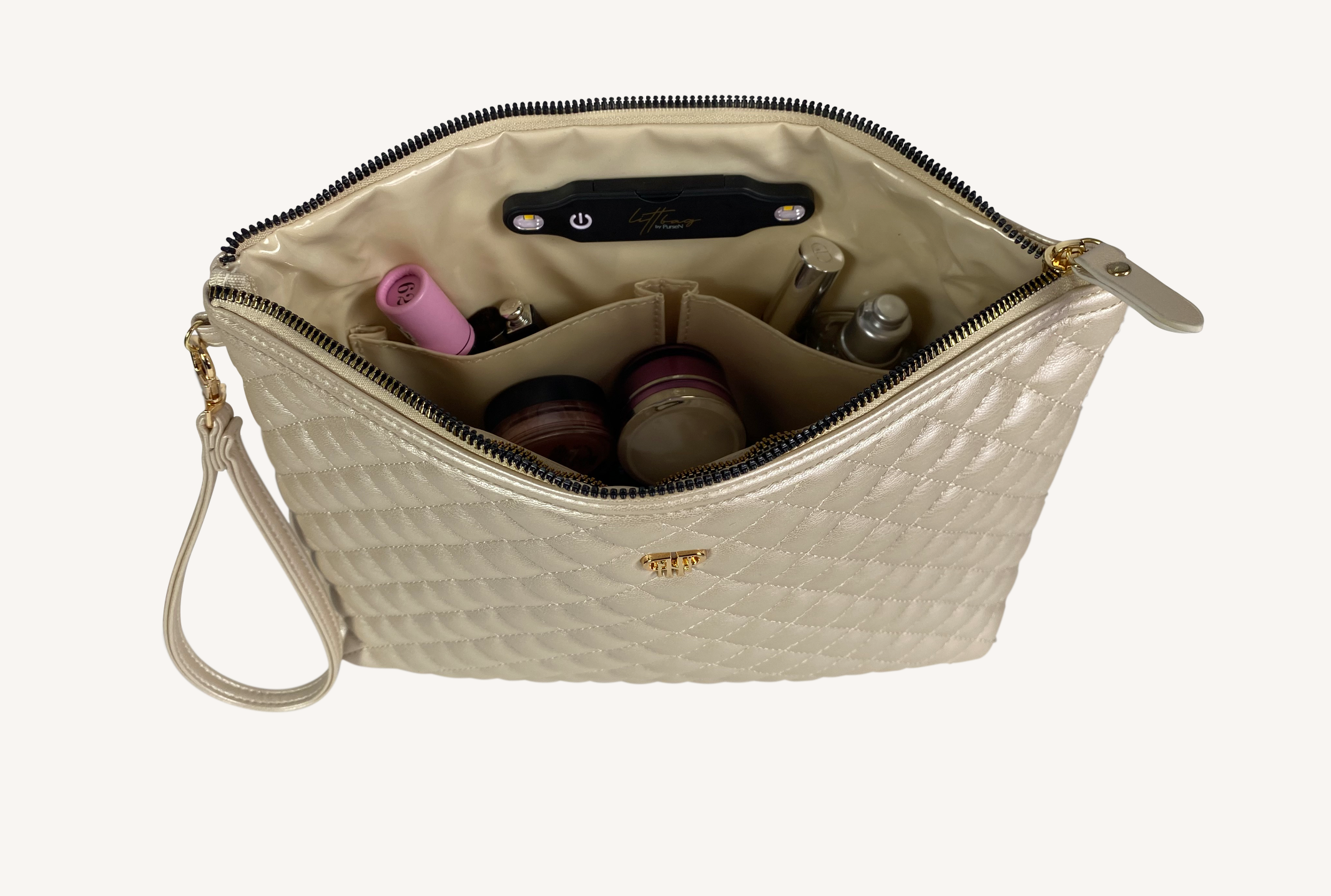 PurseN Litt Make Case Pearl Quilted