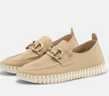 Ilse of Jacobsen Slip On w Buckle Latte