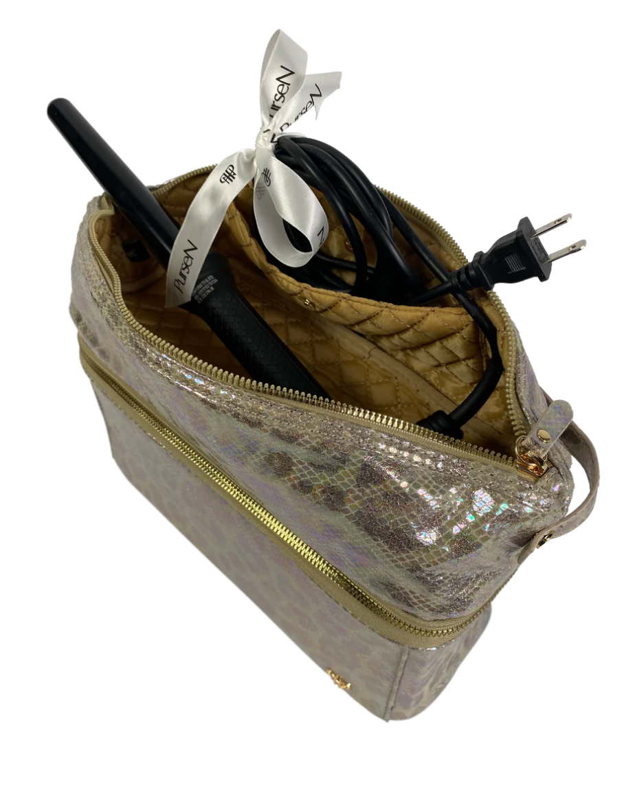 PurseN Stylist Travel Bag - Glimmer Leopard