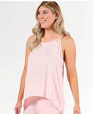Faceplant Bamboo Tulip Tank Pink