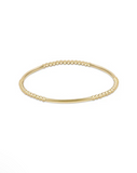 E Newton Bliss BarPattern 2.5 Bead Bracelet Gold