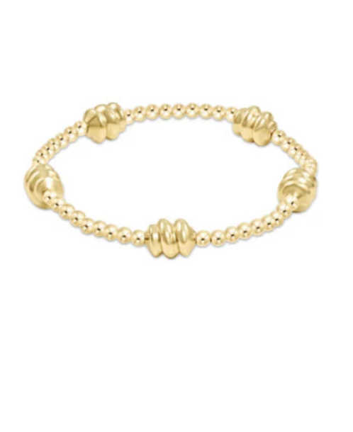 E Newton Admire Gold 3mm Bead Bracelet