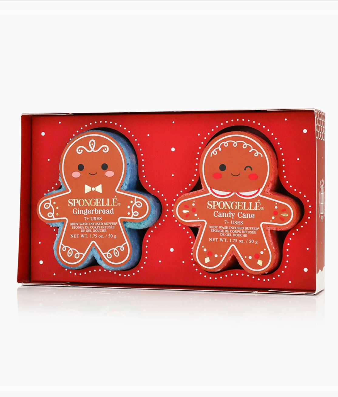 Spongelle Sugar & Spice Gingerbread Holiday Gift Set Christmas Gift