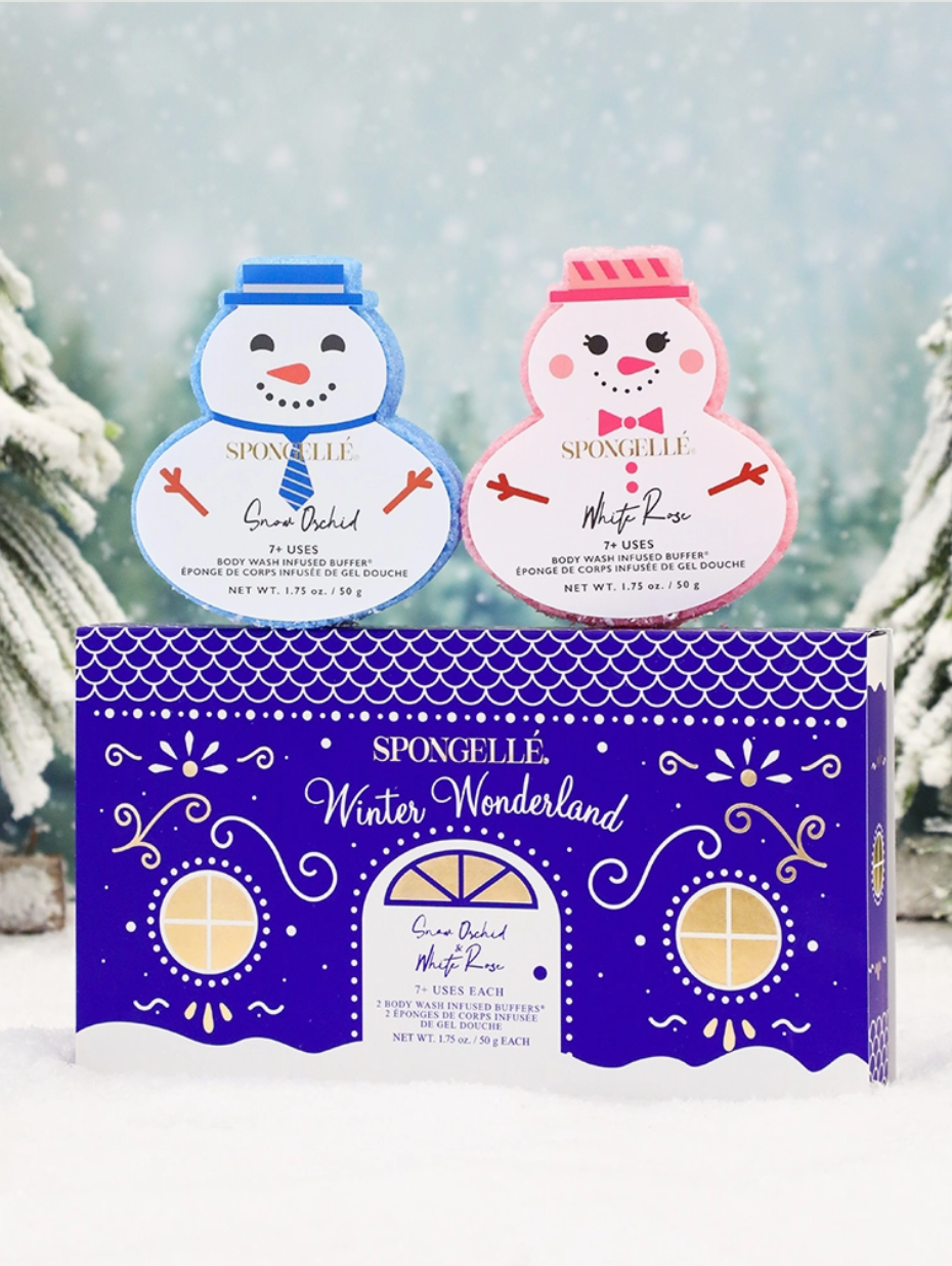 Spongelle Winter Wonderland Holiday Snowman Gift Set Christmas