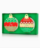 Spongelle Deck the Halls Holiday Ornament Gift Set Christmas Stocking