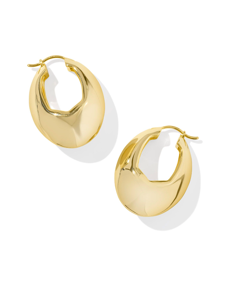 Kendra Scott Liana Hoop Earrings Gold