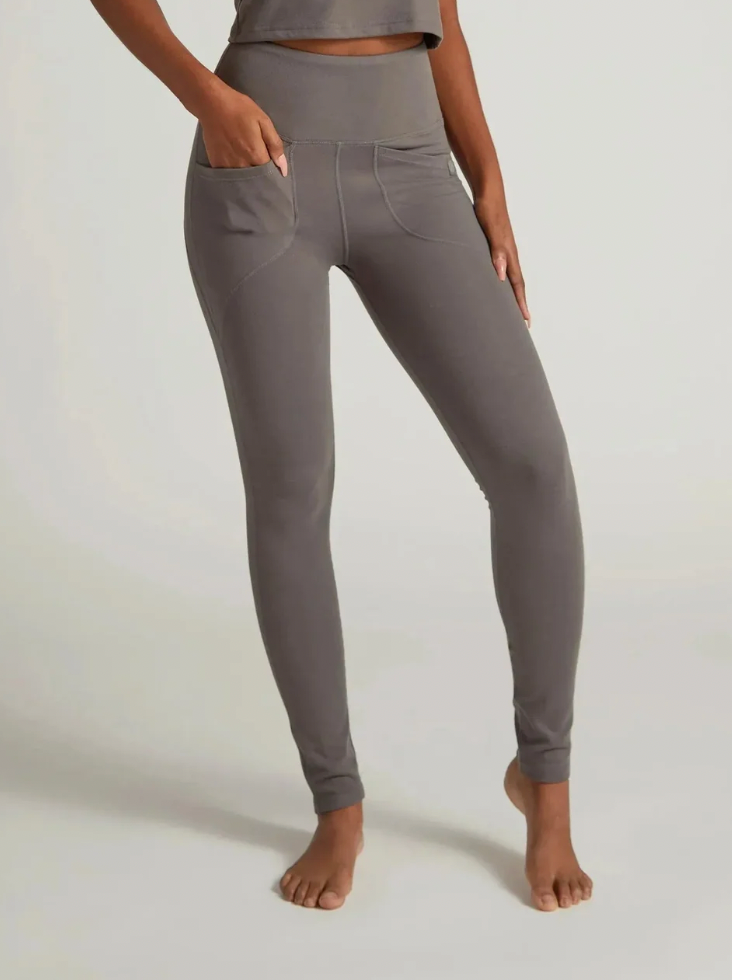 Faceplant Dreams Soft Collection Lounge Leggings Soft Grey