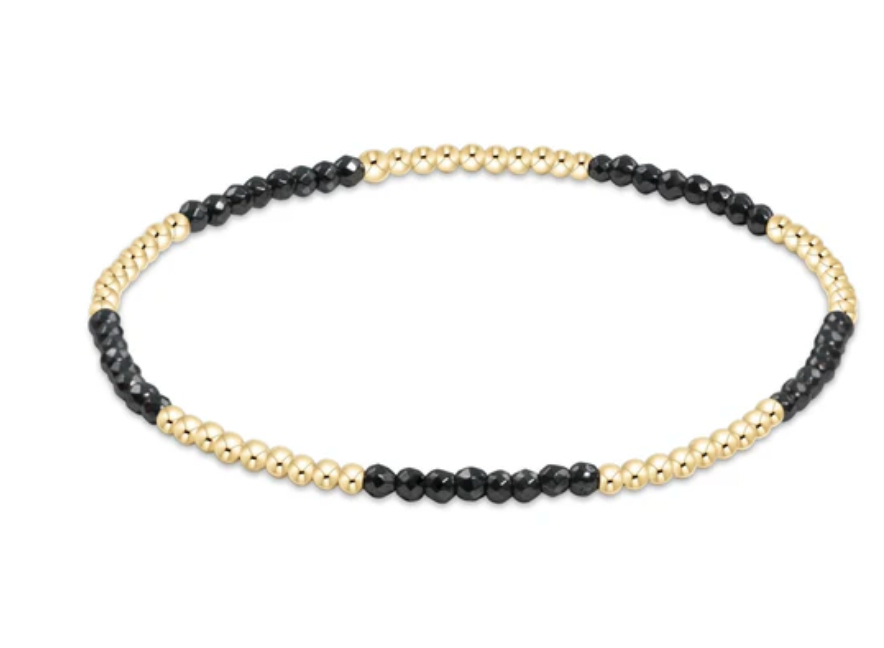 E Newton Blissful 2mm faceted Hematite