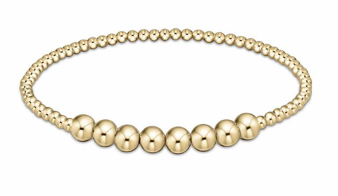 E Newton Classic Gold Beaded Bliss 2.5mm Bead 5mm Gold