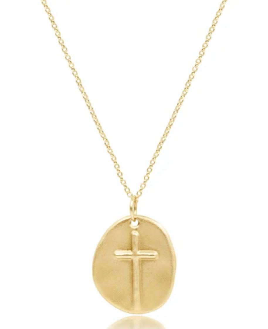 E Newton 16" Necklace Inspire Gold Charm