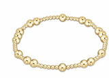 E Newton Hope Unwritten 5mm Bead Gold Bracelet
