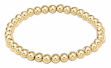 E Newton Extends Classic Gold 5mm Bead Bracelet