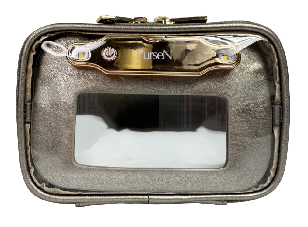 PurseN Litt Makeup Case Bronze