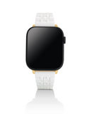 Kendra Scott Alex 5 Watch Band Gold White Ceramic