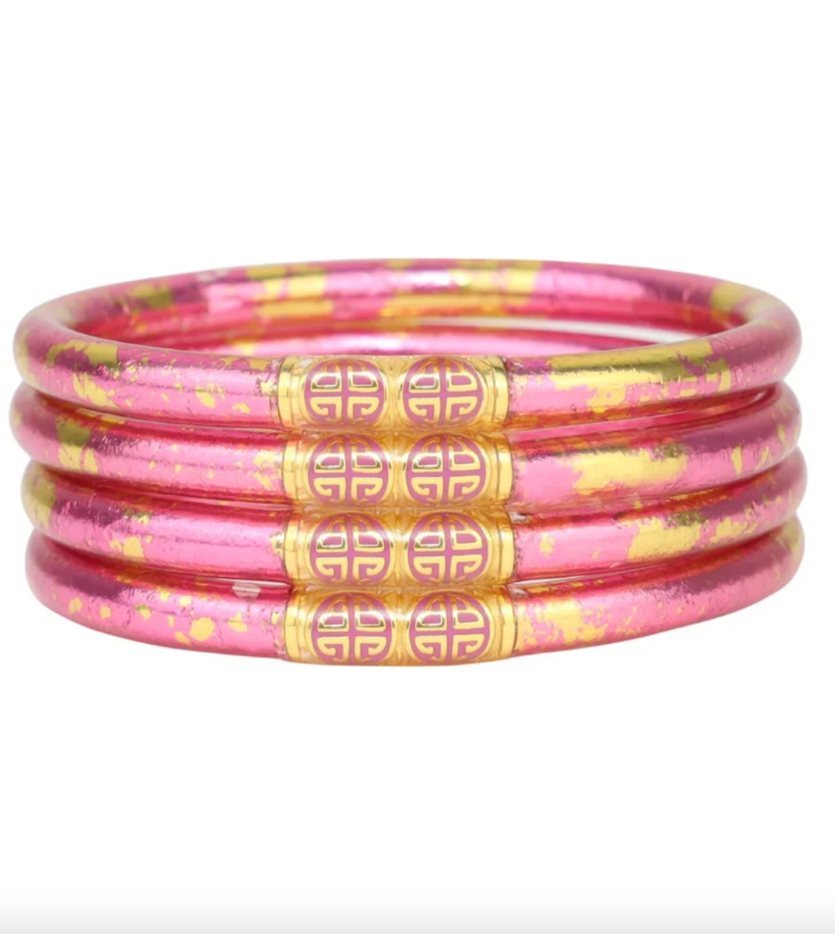 BuDhaGirl KOI Rose All Weather Bangles Set of Four