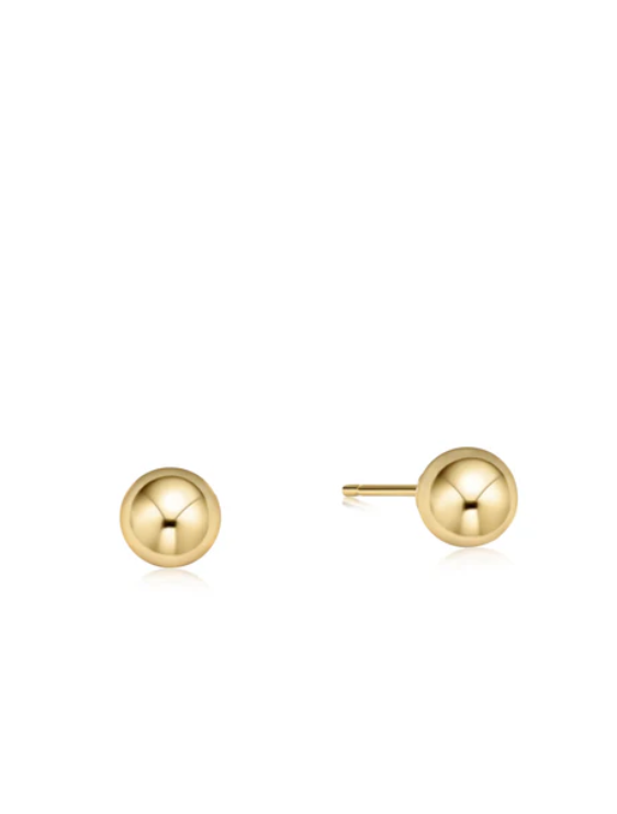 E Newton Classic 6mm Ball Stud Gold